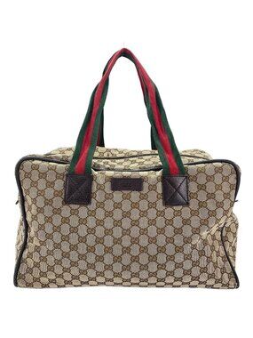 Gucci Boston Bag Travel Bags Beige